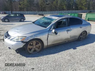 2007 Lexus GS 350 with VIN JTHBE96S770025820, listed as a Copart auction lot 45539265 with 0 mi miles and Salvage Title. Bid and sale history available at carsss.com. Image 1.