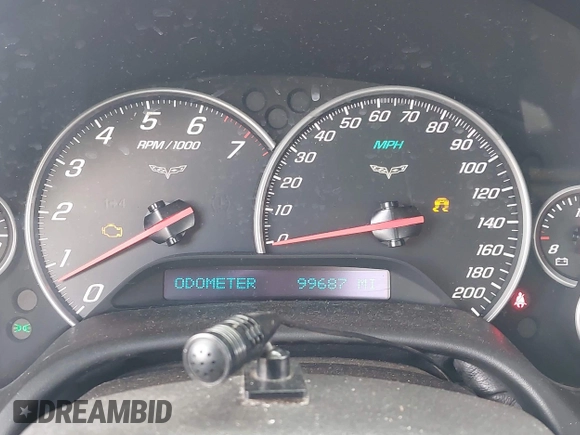 2008 Chevrolet Corvette with VIN 1G1YY36W385127373, listed as a IAAI auction lot 42206325 with 99,687 mi miles and . Bid and sale history available at DreamBid. Image 7.
