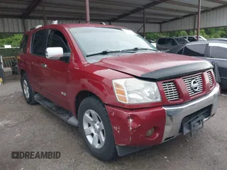 2007 Nissan Armada SE z VIN 5N1BA08A57N701225, wystawiony jako IAAI lot #42115717 z przebiegiem 189 614 mil mil oraz . Historia ofert i sprzedaży dostępna na DreamBid. Obrazek 1.