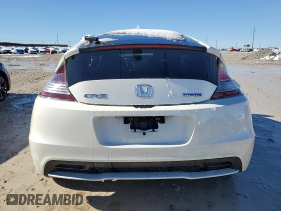 2015 Honda CR-Z EX with VIN JHMZF1D64FS001884, listed as a Copart auction lot 80671564 with 107,195 mi miles and Salvage title. Bid and sale history available at DreamBid. Image 6.