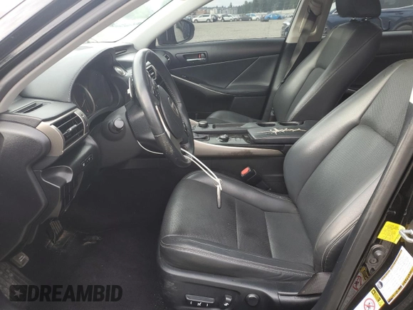 2014 Lexus IS 250 with VIN JTHBF1D28E5039162, listed as a Copart auction lot 62183525 with 120,489 mi miles and Salvage title. Bid and sale history available at DreamBid. Image 7.