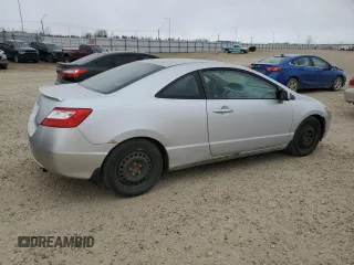 2008 Honda Civic Cpe LX with VIN 2HGFG12668H002566, listed as a Copart auction lot 53576435 with 243,201 mi miles and Clean Title. Bid and sale history available at carsss.com. Image 3.