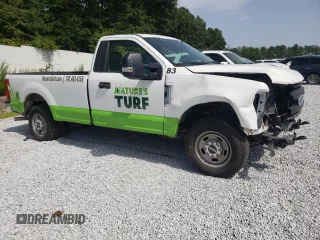 2020 Ford F-250 XL with VIN 1FTBF2A6XLED07138, listed as a Copart auction lot 65737244 with 43,718 mi miles and Salvage title. Bid and sale history available at DreamBid. Image 4.