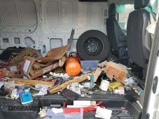 2023 Ford Transit Cargo with VIN 1FTYE1Y85PKB20167, listed as a Copart auction lot 42222895 with 24,222 mi miles and Salvage Title. Bid and sale history available at carsss.com. Image 11.