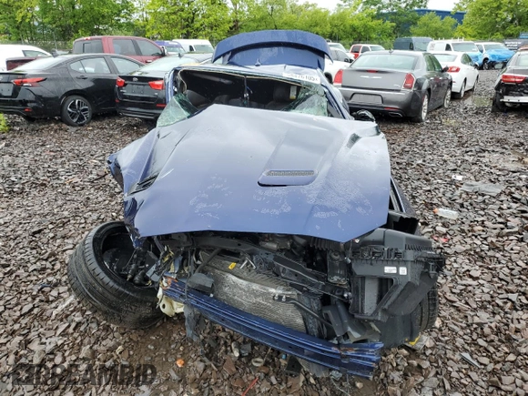 2020 Ford Mustang GT with VIN 1FA6P8CF4L5161372, listed as a Copart auction lot 58476105 with Not provided miles and Salvage title. Bid and sale history available at DreamBid. Image 5.