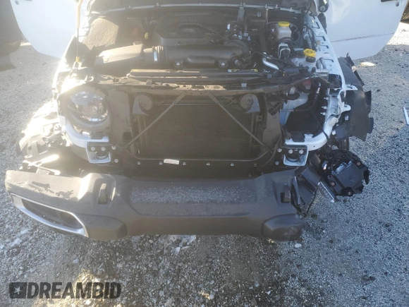 2025 Jeep Wrangler Sahara with VIN 1C4PJXENXSW500496, listed as a Copart auction lot 41934515 with 6,265 mi miles and Salvage Title. Bid and sale history available at DreamBid. Image 12.