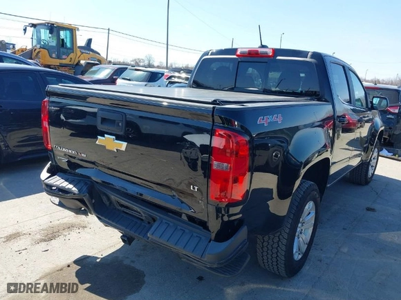 2017 Chevrolet Colorado 4WD LT with VIN 1GCGTCEN1H1291061, listed as a IAAI auction lot 41897254 with 90,351 mi miles. Bid and sale history available at carsss.com. Image 4.