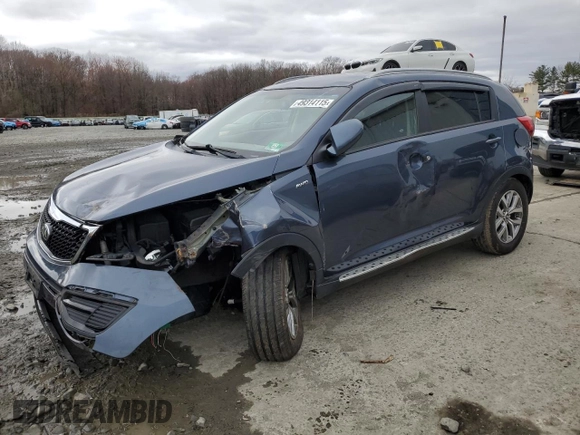 2016 Kia Sportage LX with VIN KNDPBCAC0G7826707, listed as a Copart auction lot 49314115 with Not Provided miles and Salvage Title. Bid and sale history available at carsss.com. Image 1.