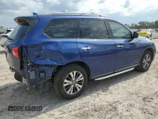 2020 Nissan Pathfinder SL with VIN 5N1DR2CMXLC592300, listed as a Copart auction lot 55471725 with 61,331 mi miles and Salvage title. Bid and sale history available at DreamBid. Image 3.