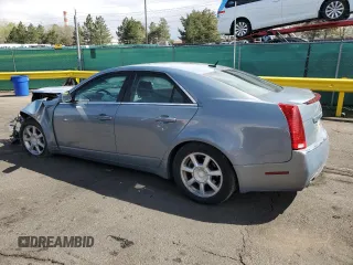 2008 Cadillac CTS RWD with VIN 1G6DF577880146676, listed as a Copart auction lot 53386615 with 172,648 mi miles and Salvage title. Bid and sale history available at DreamBid. Image 2.