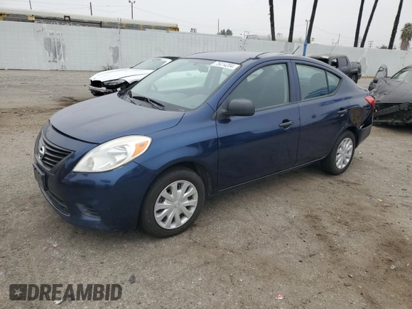 2012 Nissan Versa S with VIN 3N1CN7AP2CL825387, listed as a Copart auction lot 75414204 with 188,789 mi miles and Salvage Title. Bid and sale history available at carsss.com. Image 1.