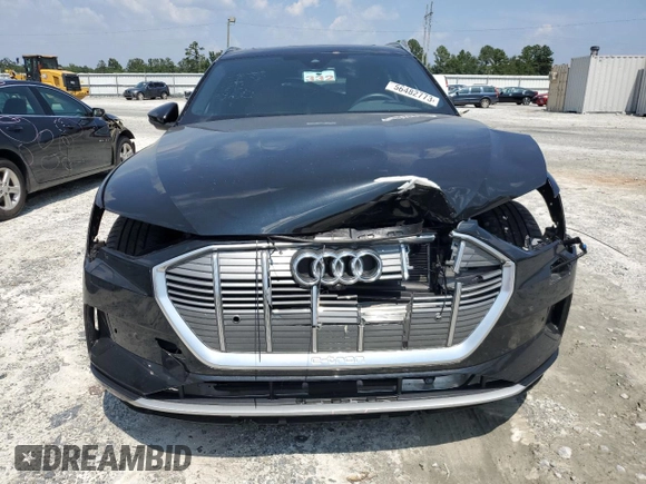 2022 Audi e-tron Premium Plus with VIN WA1LAAGE0NB028405, listed as a Copart auction lot 56482773 with 16,036 mi miles. Bid and sale history available at carsss.com. Image 5.