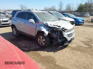 2015 Chevrolet Trax LT with VIN KL7CJRSB3FB130586, listed as a IAAI auction lot 41757836 with 66,473 mi miles. Bid and sale history available at carsss.com. Image 1.