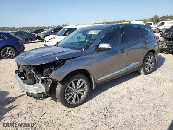 2023 Acura RDX w/Technology Package with VIN 5J8TC1H59PL004665, listed as a Copart auction lot 50383935 with 14,242 mi miles and Salvage Title. Bid and sale history available at carsss.com. Image 1.