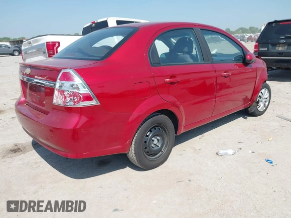 2010 Chevrolet Aveo 1LT with VIN KL1TD5DE2AB097798, listed as a IAAI auction lot 42051735 with 152,156 mi miles and . Bid and sale history available at DreamBid. Image 4.