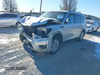 2017 Nissan Armada SV with VIN JN8AY2NC7H9505296, listed as a IAAI auction lot 41040388 with 1 mi miles. Bid and sale history available at carsss.com. Image 16.