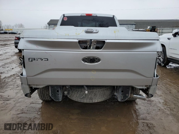 2017 Ford F-150 XL with VIN 1FTEX1EP4HFB65507, listed as a Copart auction lot 46574405 with 21,992 mi miles and Clean Title. Bid and sale history available at carsss.com. Image 6.