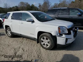 2016 GMC Terrain SLE with VIN 2GKALMEK1G6306854, listed as a Copart auction lot 51112835 with 64,582 mi miles and Salvage Title. Bid and sale history available at carsss.com. Image 4.