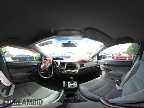 2010 Honda Civic LX with VIN 2HGFA1F58AH561450, listed as a IAAI auction lot 42155330 with 108,569 mi miles and . Bid and sale history available at DreamBid. Image 18.
