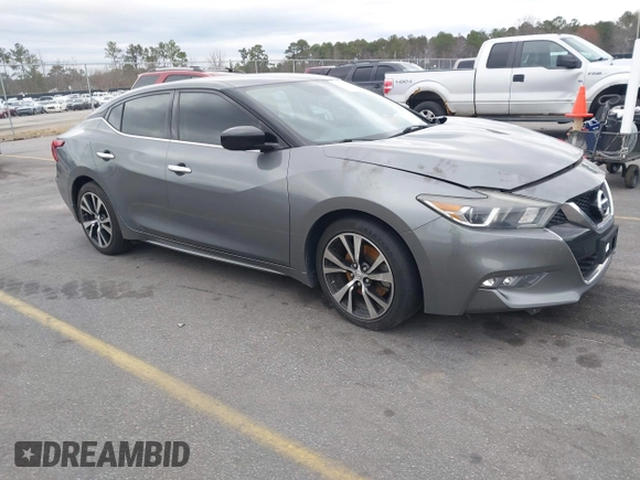 2018 Nissan Maxima SV with VIN 1N4AA6APXJC400203, listed as a IAAI auction lot 41617771 with 107,366 mi miles and . Bid and sale history available at DreamBid. Image 1.