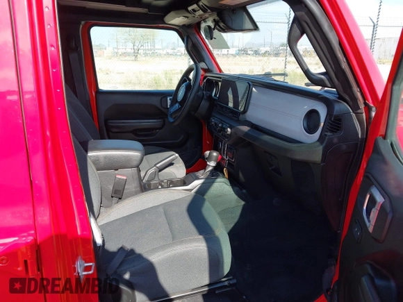 2024 Jeep Wrangler Sport S with VIN 1C4RJXN64RW141013, listed as a IAAI auction lot 42806441 with 5,893 mi miles and . Bid and sale history available at DreamBid. Image 5.