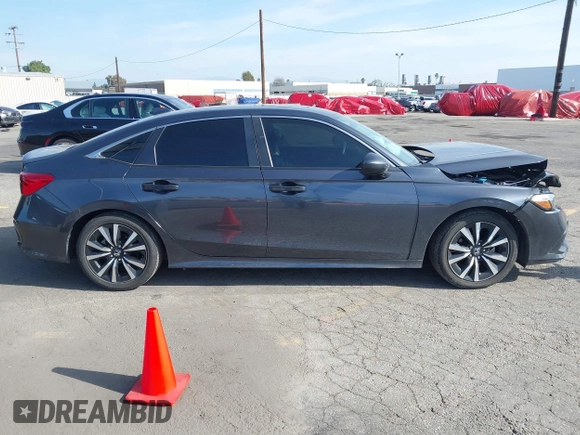 2023 Honda Civic Sedan EX with VIN 2HGFE1F70PH312235, listed as a IAAI auction lot 41604942 with 29,724 mi miles. Bid and sale history available at carsss.com. Image 13.