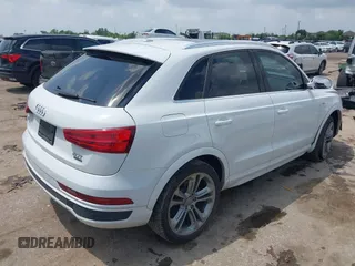 2016 Audi Q3 Prestige with VIN WA1GFCFS1GR024881, listed as a IAAI auction lot 42123876 with 107,742 mi miles and . Bid and sale history available at DreamBid. Image 4.
