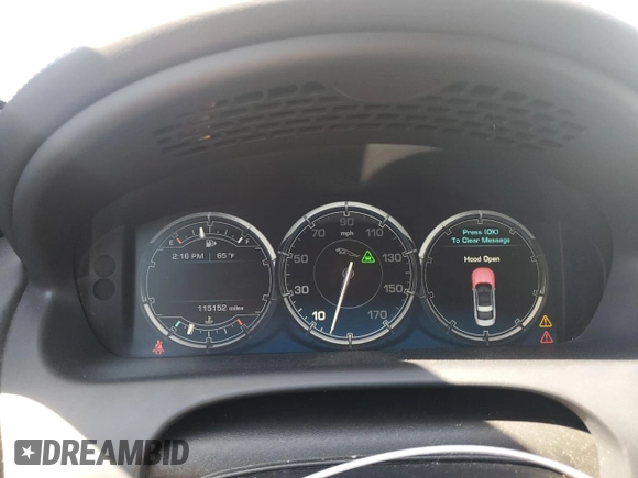 2013 Jaguar XJ Portfolio with VIN SAJWJ2GDXD8V45921, listed as a Copart auction lot 49289825 with 115,152 mi miles and Salvage title. Bid and sale history available at DreamBid. Image 9.
