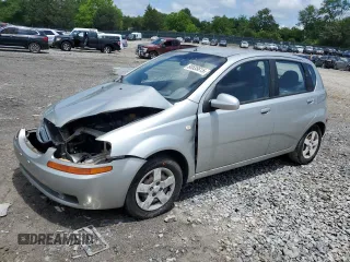 2005 Chevrolet Aveo LS with VIN KL1TD62625B444960, listed as a Copart auction lot 58535815 with 132,870 mi miles and Salvage title. Bid and sale history available at DreamBid. Image 1.