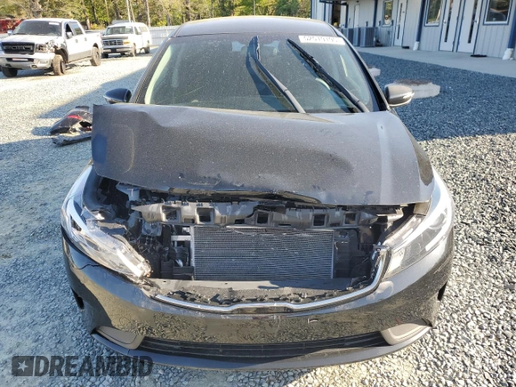 2017 Kia Forte5 LX with VIN KNAFK5A82H5705884, listed as a Copart auction lot 52519195 with 0 mi miles and Salvage Title. Bid and sale history available at carsss.com. Image 5.