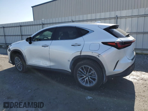 2023 Lexus NX with VIN JTJGDCAZ6P5010852, listed as a Copart auction lot 51527835 with 23,813 mi miles and Salvage Title. Bid and sale history available at carsss.com. Image 2.