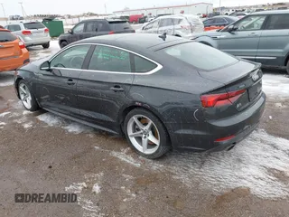 2019 Audi A5 Sportback Prestige with VIN WAUFNCF50KA010327, listed as a IAAI auction lot 41738148 with 68,038 mi miles. Bid and sale history available at carsss.com. Image 3.