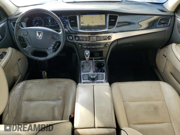 2015 Hyundai Equus Ultimate z VIN KMHGH4JH8FU095195, wystawiony jako Copart lot #80623324 z przebiegiem 118 827 mil mil oraz Czysty tytuł • Clean title. Historia ofert i sprzedaży dostępna na DreamBid. Obrazek 8.
