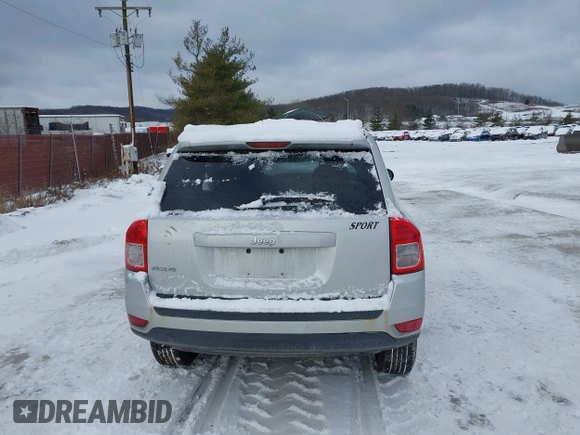 2013 Jeep Compass Sport with VIN 1C4NJDBB1DD113866, listed as a IAAI auction lot 41246375 with 204,405 mi miles. Bid and sale history available at carsss.com. Image 17.