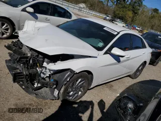 2024 Hyundai Elantra SEL with VIN KMHLM4DG3RU755774, listed as a Copart auction lot 49458605 with 10,842 mi miles and Salvage Title. Bid and sale history available at carsss.com. Image 1.