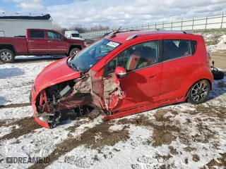 2015 Chevrolet Spark LT with VIN KL8CF6S99FC762768, listed as a Copart auction lot 82169414 with 0 mi miles and Salvage Title. Bid and sale history available at carsss.com. Image 1.