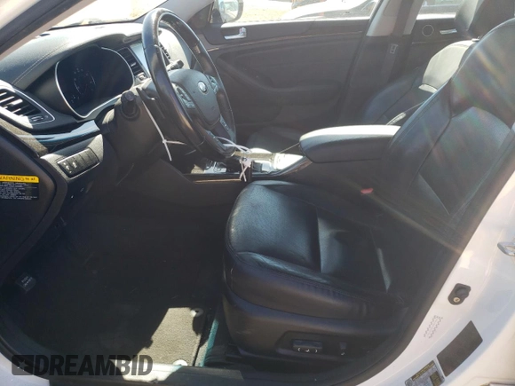 2014 Kia Cadenza Premium with VIN KNALN4D76E5131941, listed as a Copart auction lot 77544574 with 128,514 mi miles and Salvage Title. Bid and sale history available at carsss.com. Image 7.