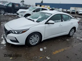 2023 Nissan Sentra S z VIN 3N1AB8BVXPY287291, wystawiony jako Copart lot #52724425 z przebiegiem 21 421 mil mil oraz Szkoda całkowita • Salvage title. Historia ofert i sprzedaży dostępna na DreamBid. Obrazek 1.