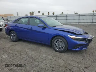 2024 Hyundai Elantra SEL with VIN KMHLM4DG6RU762928, listed as a Copart auction lot 52983615 with 3,462 mi miles and Salvage Title. Bid and sale history available at carsss.com. Image 4.