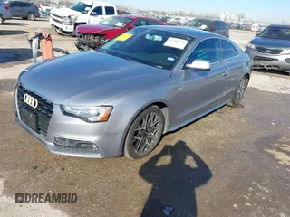 2016 Audi A5 Premium Plus with VIN WAUM2AFR6GA001582, listed as a IAAI auction lot 41288338 with 92,440 mi miles. Bid and sale history available at carsss.com. Image 2.