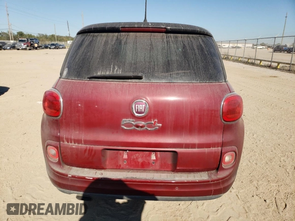 2015 FIAT 500L Lounge with VIN ZFBCFACH6FZ033398, listed as a Copart auction lot 77767254 with 107,814 mi miles and Clean Title. Bid and sale history available at carsss.com. Image 6.