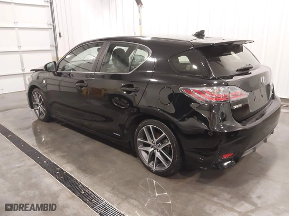 2015 Lexus CT 200h Hybrid with VIN JTHKD5BH3F2226672, listed as a IAAI auction lot 41615836 with 85,232 mi miles. Bid and sale history available at carsss.com. Image 3.