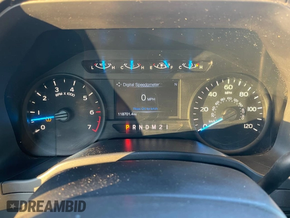 2017 Ford F-150 XL with VIN 1FTEX1CF8HKD53335, listed as a Copart auction lot 88811435 with 118,701 mi miles and Clean Title. Bid and sale history available at carsss.com. Image 8.