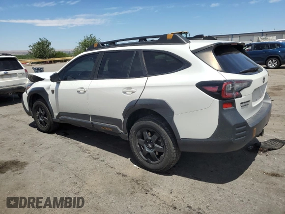 2022 Subaru Outback Wilderness with VIN 4S4BTGUD9N3189352, listed as a Copart auction lot 57911795 with 34,063 mi miles and Salvage title. Bid and sale history available at DreamBid. Image 2.