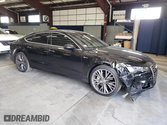 2016 Audi A7 3.0 Premium Plus with VIN WAUWGAFC5GN064672, listed as a Copart auction lot 71574044 with 64,927 mi miles and Salvage Title. Bid and sale history available at carsss.com. Image 4.