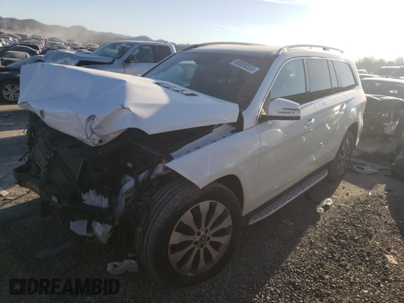 2019 Mercedes-Benz GLS with VIN 4JGDF6EE1KB237526, listed as a Copart auction lot 40089223 with 47,541 mi miles. Bid and sale history available at carsss.com. Image 1.