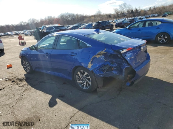2018 Honda Civic Sedan EX with VIN 2HGFC2F71JH600865, listed as a Copart auction lot 52006645 with 118,613 mi miles and Salvage Title. Bid and sale history available at carsss.com. Image 2.