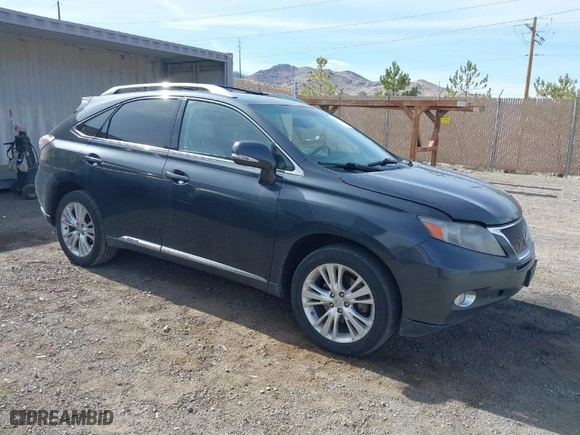 2010 Lexus RX 450h with VIN JTJBC1BAXA2014681, listed as a IAAI auction lot 41859754 with NaN miles. Bid and sale history available at carsss.com. Image 1.