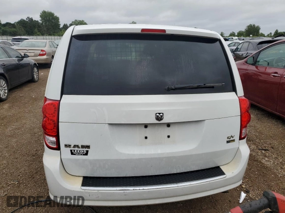 2014 Ram Cargo Van Tradesman with VIN 2C4JRGAG1ER316163, listed as a Copart auction lot 66036454 with Not Provided miles and Salvage Title. Bid and sale history available at DreamBid. Image 6.