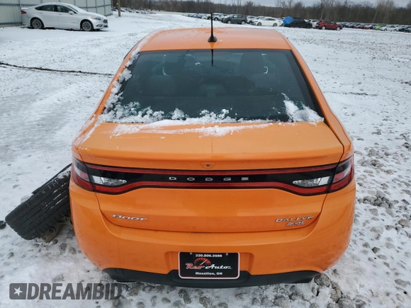 2014 Dodge Dart SXT with VIN 1C3CDFBB4ED719758, listed as a Copart auction lot 45185255 with 146,284 mi miles and Salvage Title. Bid and sale history available at carsss.com. Image 6.